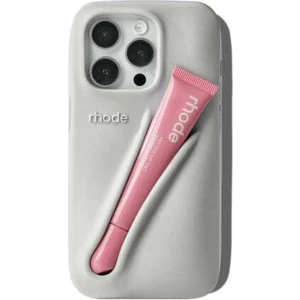 iPhone 16 Pro Max Uyumlu “ Cam Hediye “ Rhode Summer Premium Silikon Lip Case Telefon Kılıfı + Ruj