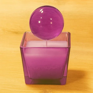 Küre Kapaklı Cam Mumluk