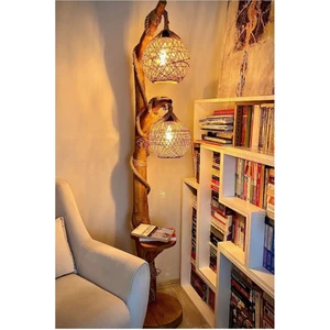 Doğal Ağaç Lambader Eshome