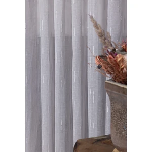 Keten Moroccan Gri 1/2.5 Normal Pileli Ütü Istemez Kırışmaz Yeni Sezon Salon Oda Tül Perdesi