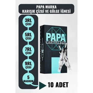 10 Adet Karışık Dövme İğnesi