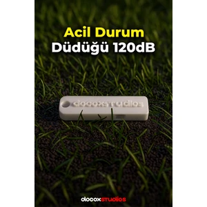 Acil Durum Düdüğü 120DB Yüksek Sesli Deprem ve Acil Durumlar Için Sporcu Düdüğü