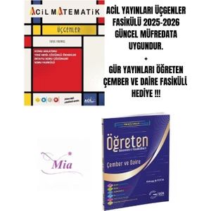 Acil Yayınları Matematik Üçgenler Fasikülü Hediyeli