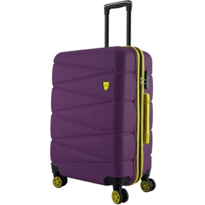 Orta Boy Valiz 4x2 Teker Mor 1164