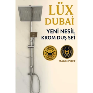 Robot Yağmurlama Tepe Duş Başlığı Seti Magıc Port Lüx Dubai Yeni Nesil