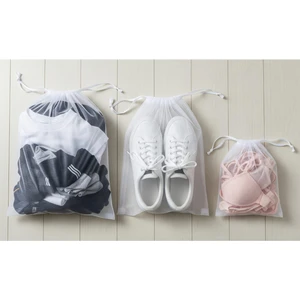 File Yıkama Torbası 3’lü Set – Çamaşır Makinesi Hassas Kıyafet Koruma Torbası 3 Farklı Boy Bağlamalı