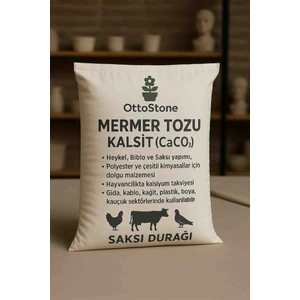 5 Mikron Doğal Mermer Tozu (Caco3) Kalsit