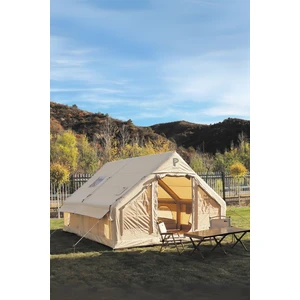 Post Alley 12 Kişilik 4 Mevsim Şişme Kamp Çadırı Geniş Sobalı Çadır Oxford Kumaş (400X300X210 Cm)