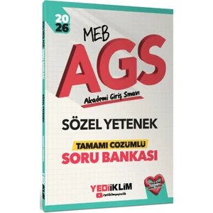 Yediiklim 2026 Meb Ags Sözel Yetenek Tamamı Çözümlü Soru Bankası