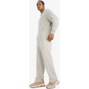 Wide Leg Cepli Geniş Paça Dokulu Eşofman Altı E9433AX25AU