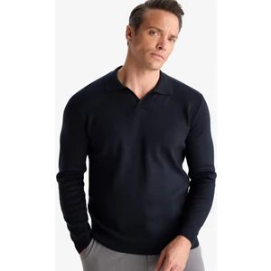 Standart Fit Polo Yaka Triko Kazak D4046AX25WN