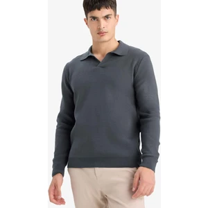 Standart Fit Polo Yaka Triko Kazak D4046AX25WN