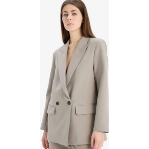 Oversize Geniş Kalıp Ceket Yaka Blazer Ceket C2457AX25SP