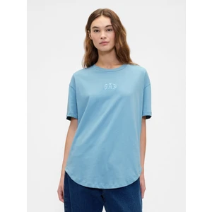 Kadın Mavi Arch Gap Logo T-Shirt