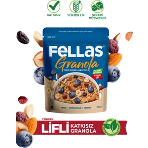 Granola - Yaban Mersini & Kuruyemiş (200g)