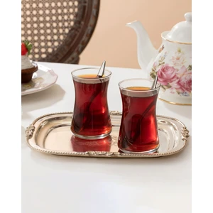 Madame Coco Esperanza 6 Parça Desensiz Şeffaf Cam Çay Bardağı Seti - Şık ve Kullanışlı