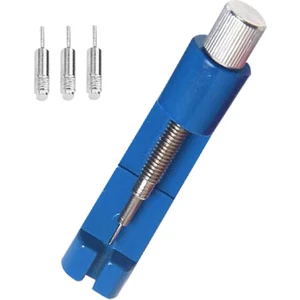 Watch Gear Metal Saat Kayışı Bilezik Bağlantı Pimi Çıkarıcı Saat Kayışı Ayarlayıcı Tamir Aleti - Mavi (Yurt Dışından)