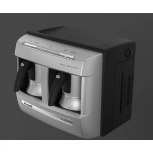 K 3170 Türk Kahve Makinesi 1000 Ml Alüminyum Cezve İle Modern Gri Tasarım