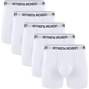 Anthony Jackson Likralı 5'li Kutu Premium Uzun Paçalı Erkek Boxer Shadowline