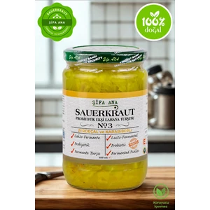 Zerdeçallı Probiyotik Sauerkraut Turşu (660 Cc.) No:3