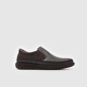 Erkek Comfort Bağcıksız Ayakkabı [052188], Kahverengi, 44
