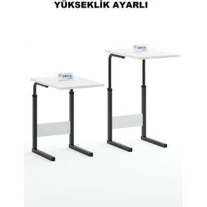Yükseklik Ayarlı Hasta Yemek Masası Laptop Yatak Sehpası Koltuk Masası