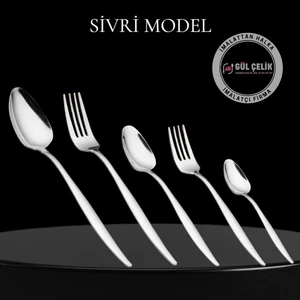 Çatal Kaşık Seti 60 Parça 12 Kişilik Sivri Model 18/0 Kalite