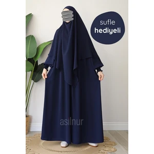 Alya Ferace Sufle Hediyeli Takım Lacivert