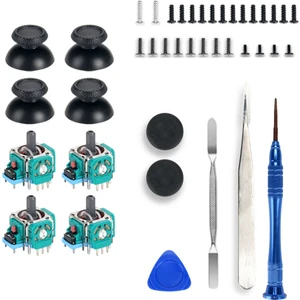 Ps5 Kontrol Cihazı Için Joystick Başlıklı 4 Adet Analog Joystick 3D Analog Joystick Potansiyometresi Tornavida Tamir Takımı (Yurt Dışından)
