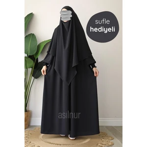 Alya Ferace Sufle Hediyeli Takım Füme