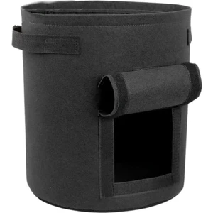 Grow Wizard Pencereli Kumaş Saksı Pot 15 Litre