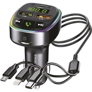 G15 – Fm Transmitter, Tf/usb Müzik ve 18W Hızlı Şarj Özellikli Araç Cihazı