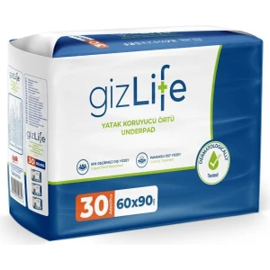 Gızlıfe Gizlife 60X90 Serme-Yatak Koruyucu-Alıştırma Pedi