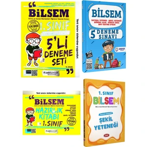 Zeki Çocuk Yayınları 1. Sınıf BİLSEM Hazırlık Seti ve Şekil Yeteneği