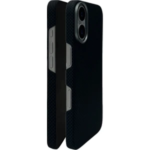 Apple iPhone 16 Uyumlu NT-N075 Kevlar Karbon Arka Koruma Kılıf