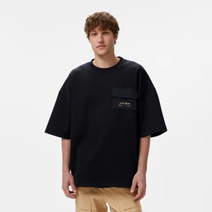 Unıted4 Erkek Siyah T-Shirt