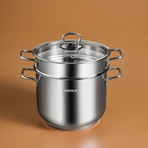 Mutfaksever 20 cm Derin Spagetti Tenceresi - 18/10 CrNi Paslanmaz Çelik, 5 Litre