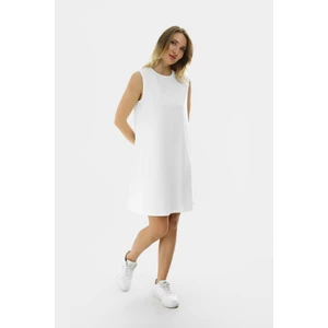 Kolsuz Basic Penye Mini Elbise 2028 - Penye Tunik