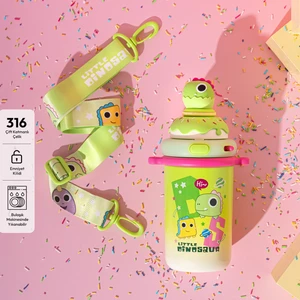 Baby Dinosaur Termos Yeşil 450 ml