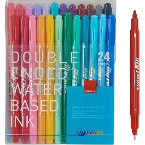 Dong-a Donga My Color2 Çift Taraflı Brush Kalem 24'lü Set