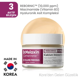Cemenrete Calcium Intense Kalsiyum Yüz ve Göz Kremi 50 ml Tüm Cilt Tipleri için Yaşlanma Karşıtı