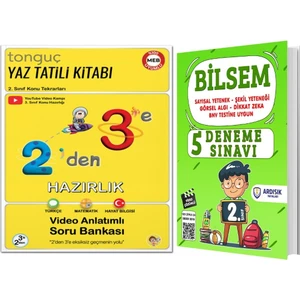 Tonguç Akademi 2'den 3'e Hazırlık Kitabı 2. Sınıf Bilsem Deneme