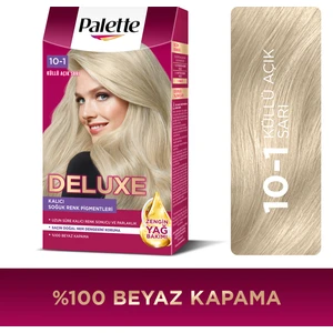 Deluxe Kalıcı Renk Açıcı 10-1 Küllü Açık Sarı Saç Boyası