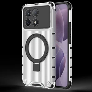 Xiaomi Poco X6 Pro Telefon Kılıfı, Manyetik Darbeye Dayanıklı Telefon Kılıfı Kapağı ve Halka Tutucu Xiaomi Poco X6 Pro (Yurt Dışından)