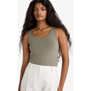 Slim Fit Dar Kesim Basic Düz Yuvarlak Yaka Atlet I1059AZ25AU