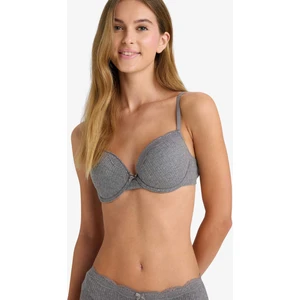 Dantel Detaylı Kaplı Pedsiz Balenli Tişört Bra F6142AX25WN