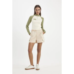Coool %100 Pamuk Regular Fit Normal Bel Kısa Paça Gabardin Şort A3688AX24HS
