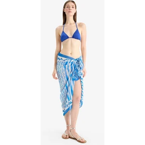 Desenli Şifon Pareo-Fall in Love D0966AX25HS