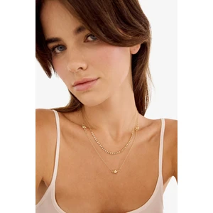 Kadın 2'li Gold Kolye F6001AXNS