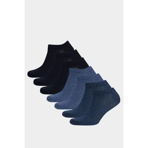 Erkek 7'li Pamuklu Patik Çorap